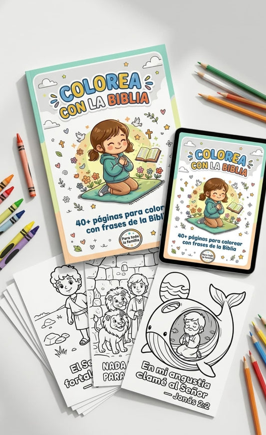 Colorea con la biblia